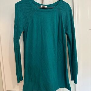 LOFT Teal Long Sleeve Sweater